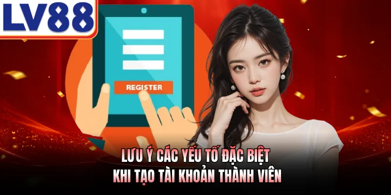 Đăng Ký LV88 - Quy Trình 3 Bước Đơn Giản Cho Thành Viên 2026 2 Lưu ý các yếu tố đặc biệt khi tạo tài khoản thành viên