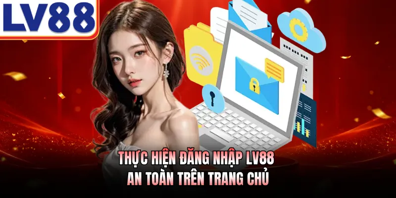 Thực hiện đăng nhập LV88 an toàn trên trang chủ